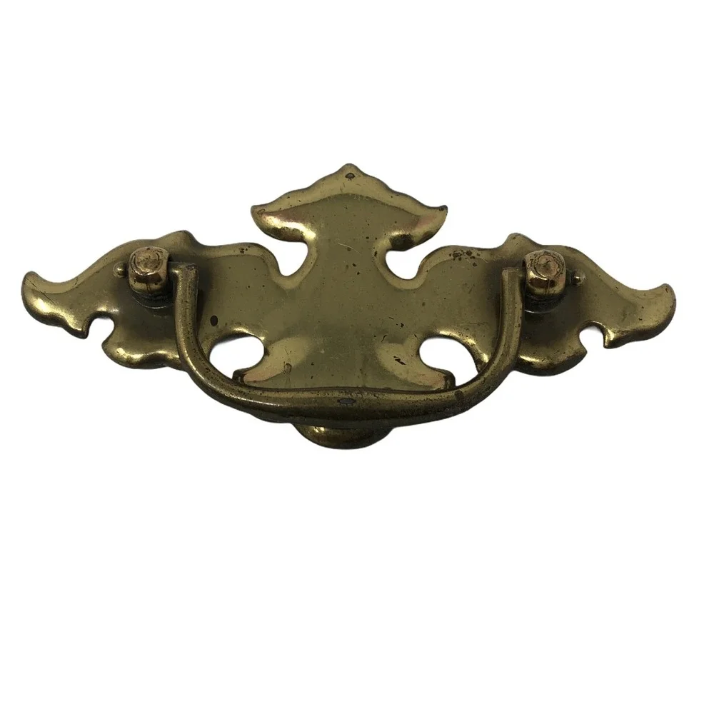 Vintage Drawer Handles Lot of 3 Cabinet‎ Pulls Vintage Goldtone 3